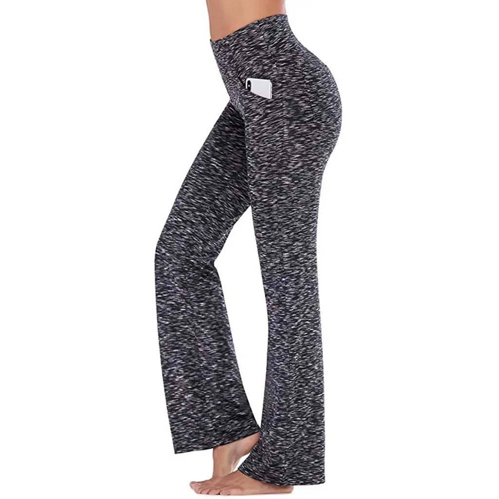 Mid Rise Back Side Pocket Slight Flare Work Pants