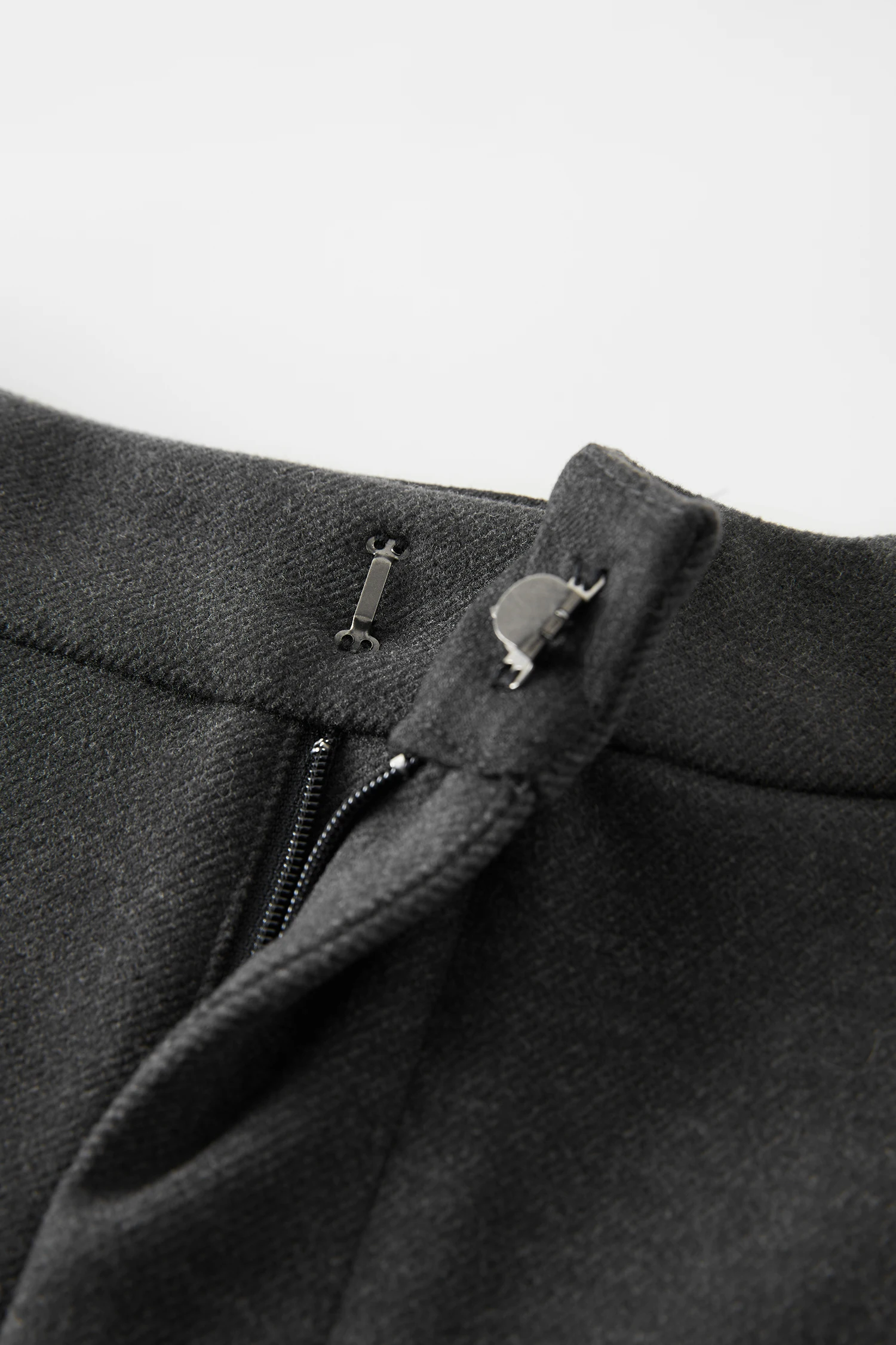 High Waisted Button Zipper Side Pocket Work Pants