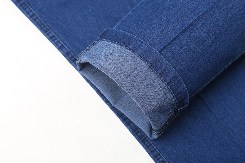 Jettjeans3 - Mens High Waist Straight Fit Stretch Jeans