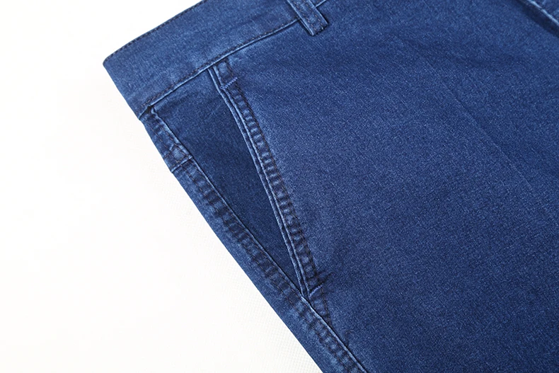 Jettjeans3 - Mens High Waist Straight Fit Stretch Jeans