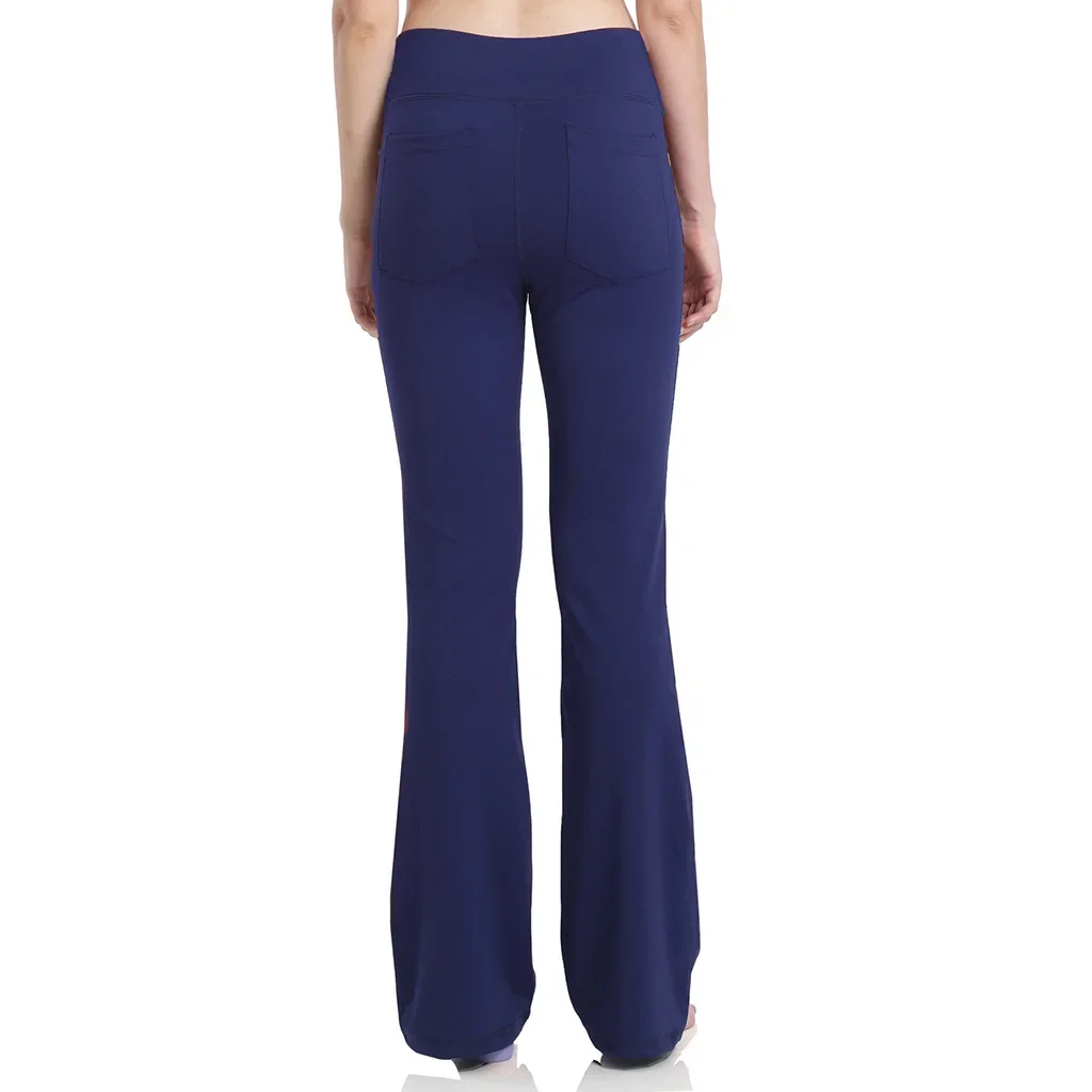 Mid Rise Back Side Pocket Slight Flare Work Pants