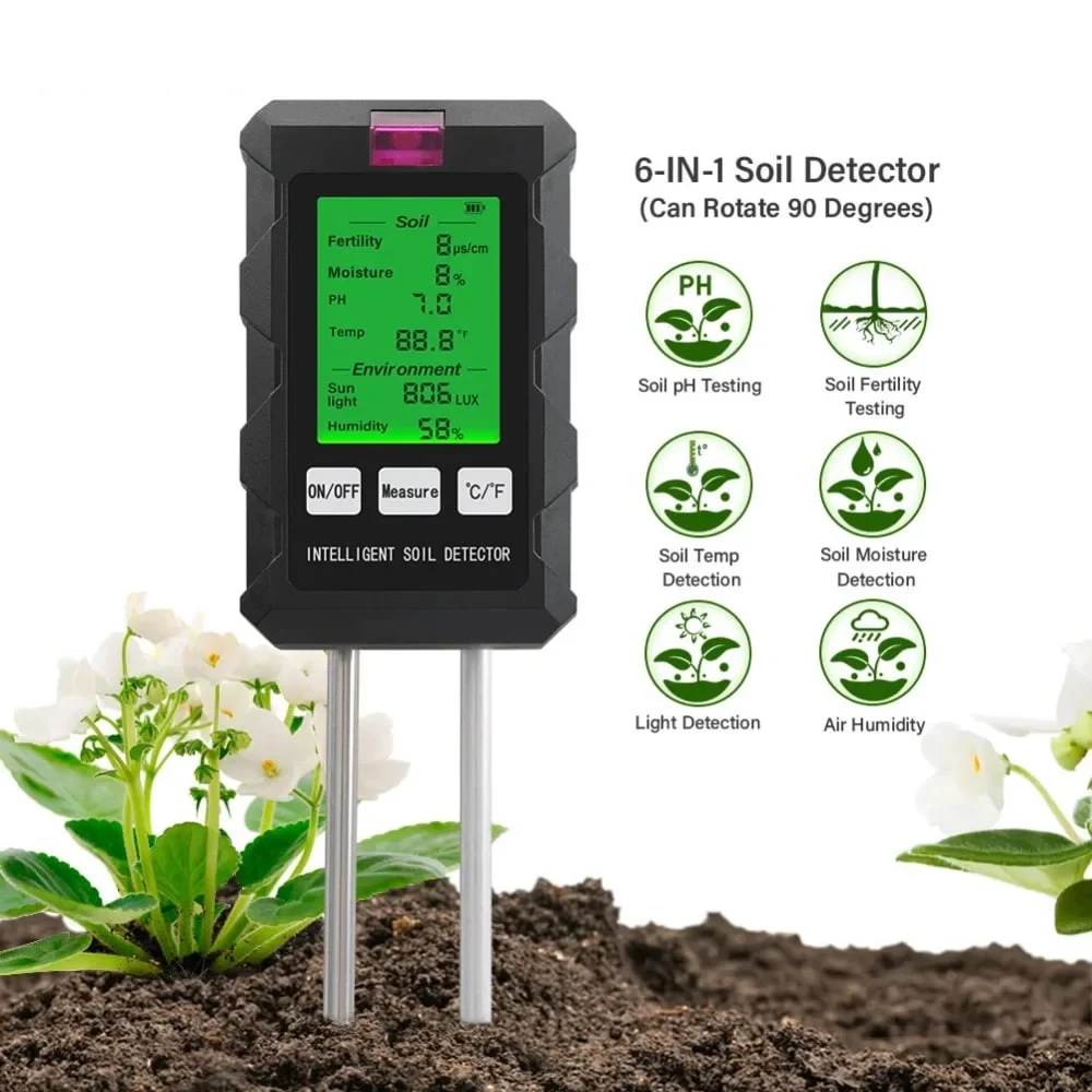 Probeync Soil Ph Meter - The Ultimate Tool For Plant Enthusiasts And Farmers