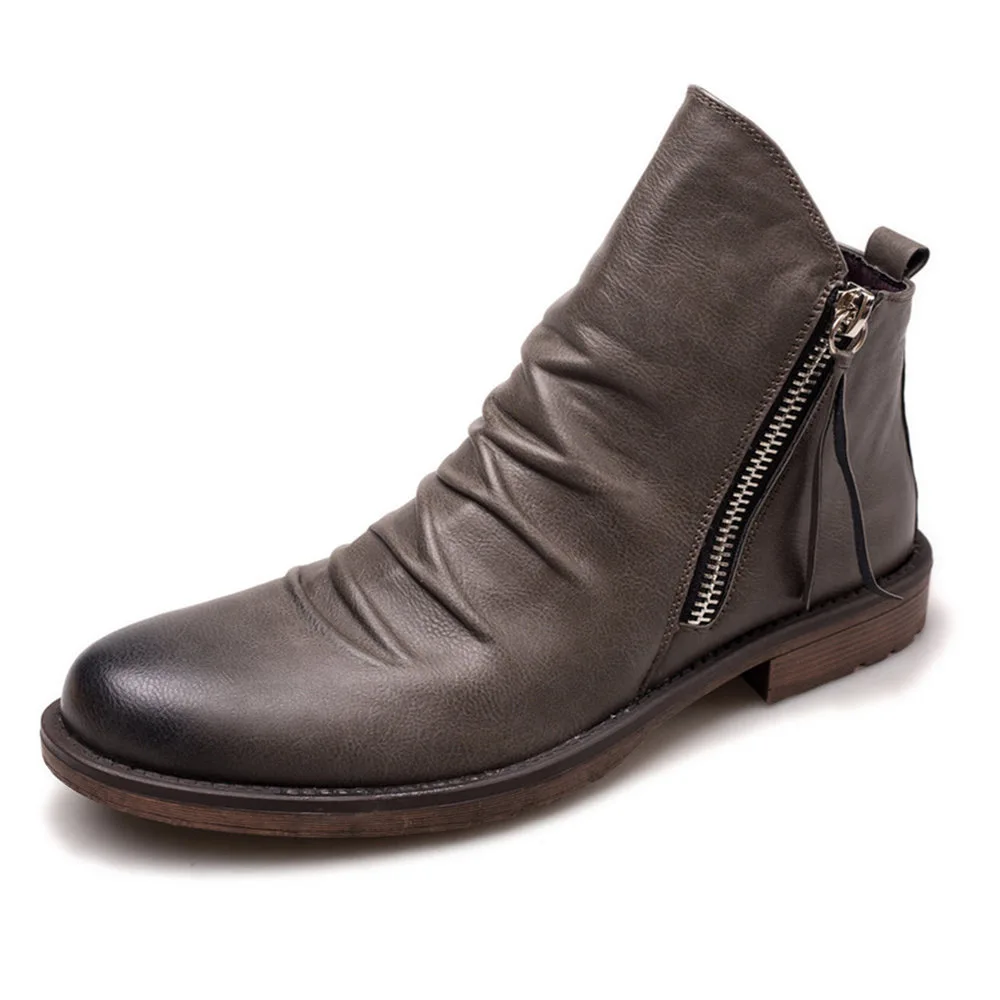 Bernardo™ Cavallino Leather Chelsea Boots