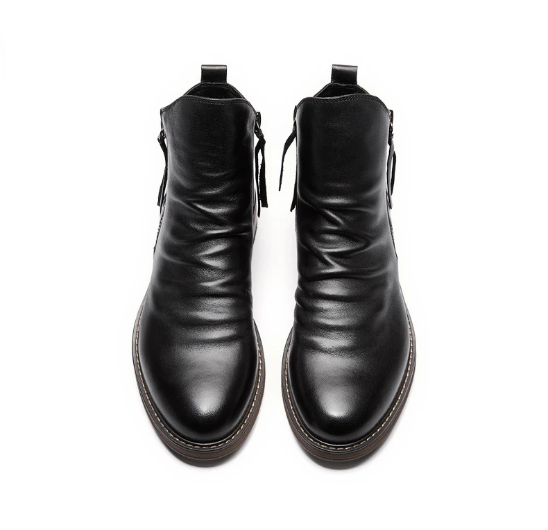 Bernardo™ Cavallino Leather Chelsea Boots