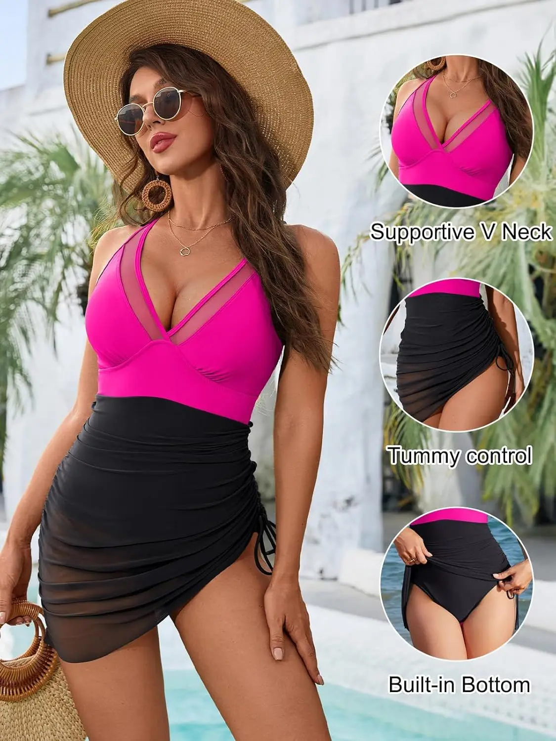 Shesways® Sundefense Retro Swimsuit