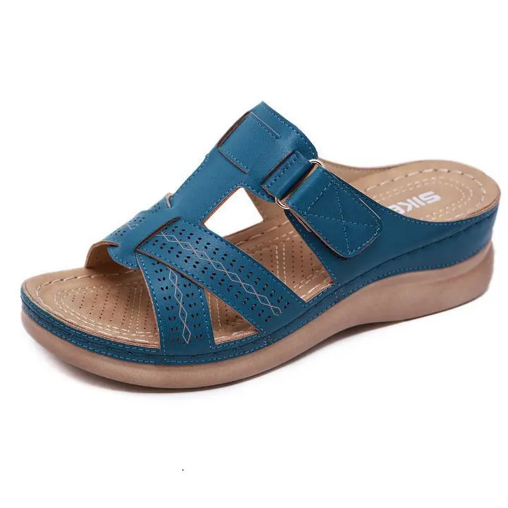 Owlkay Premium Comfy Vintage Open Toe Sandal