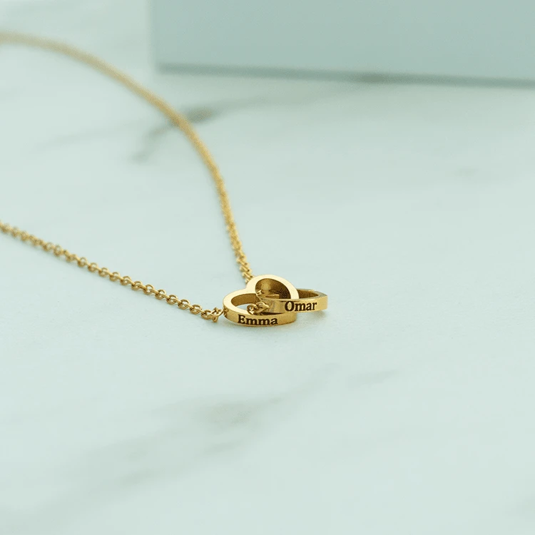 Eternal Rose Box - W/ Engraved Necklace