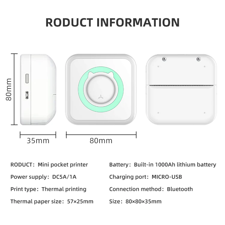Mini Portable Printer