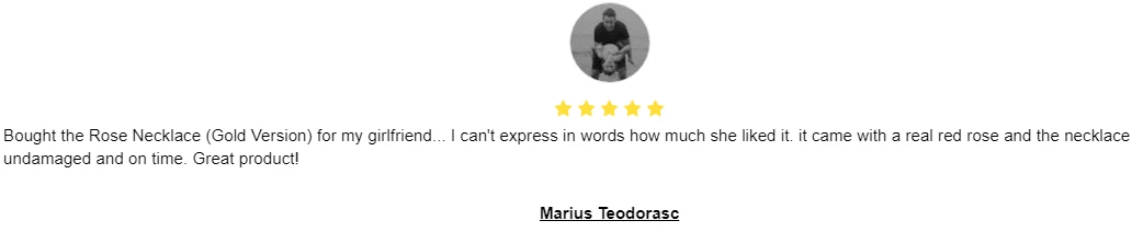 Eternal Rose Box - W/ Engraved Necklace