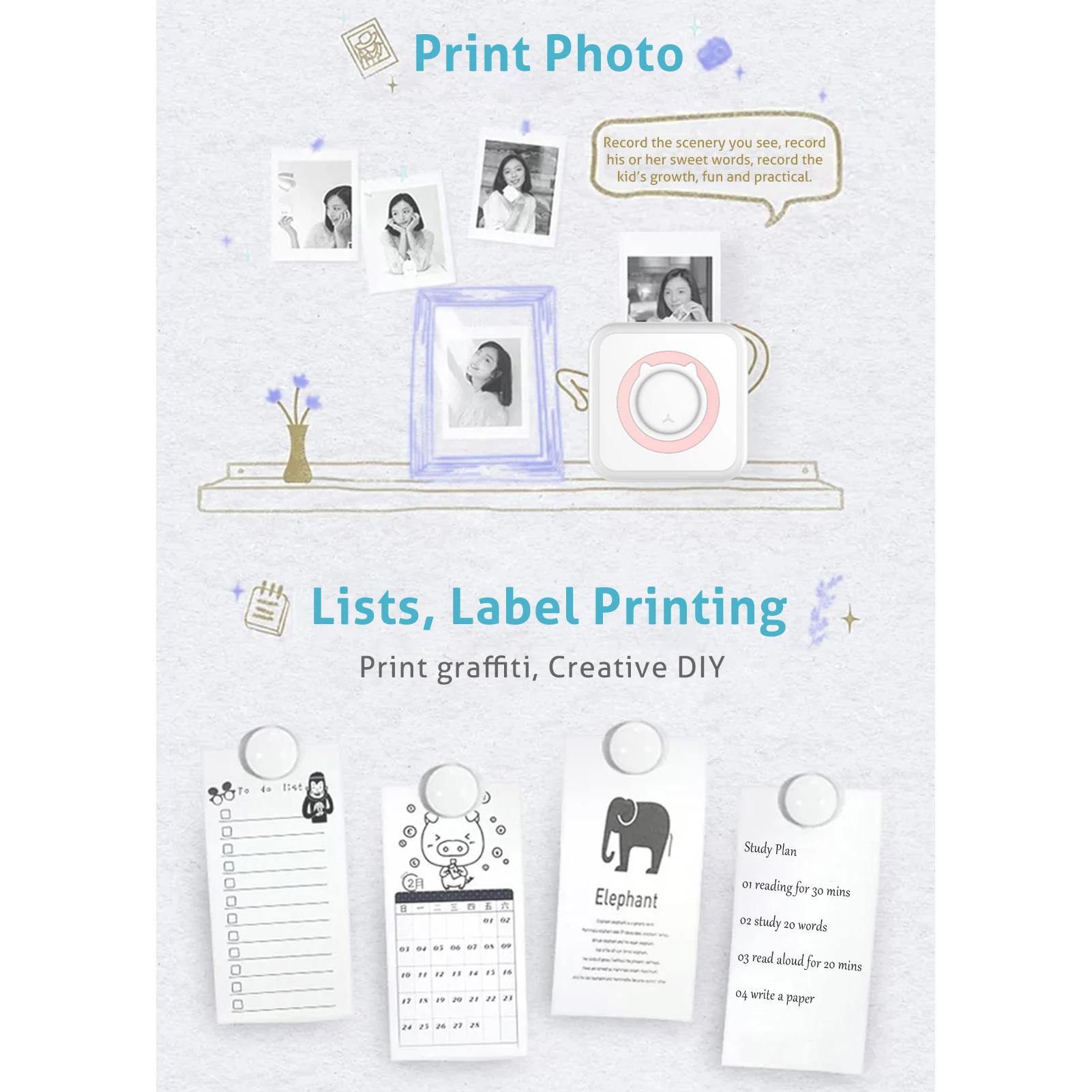 Mini Portable Printer