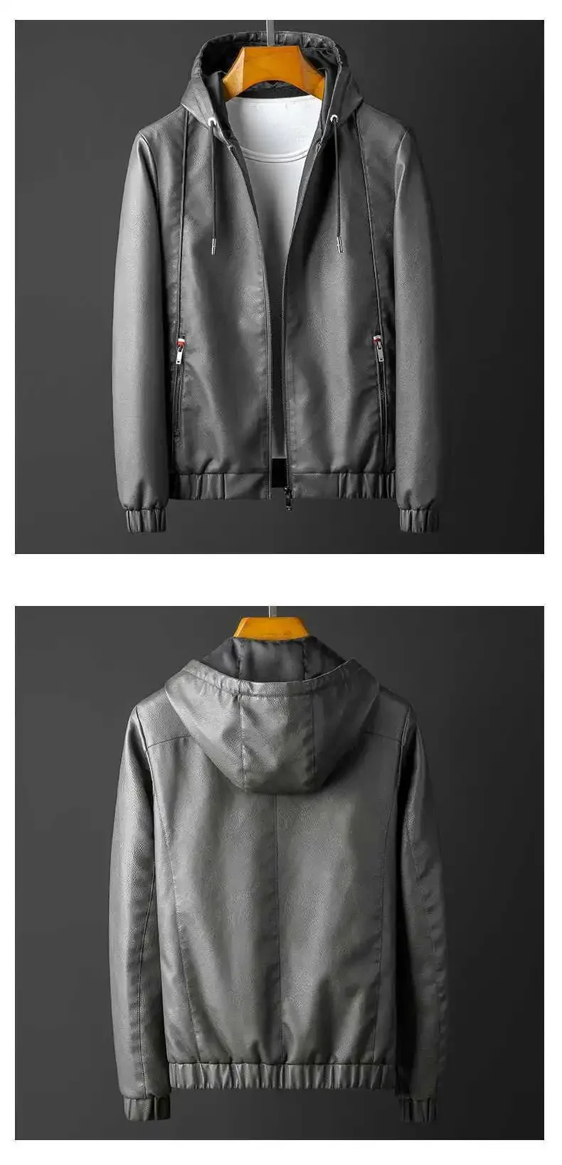 Aspen™ Hooded Leather Jacket
