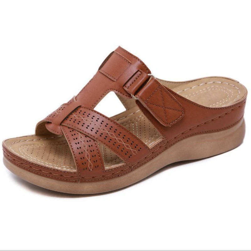 Owlkay Premium Comfy Vintage Open Toe Sandal