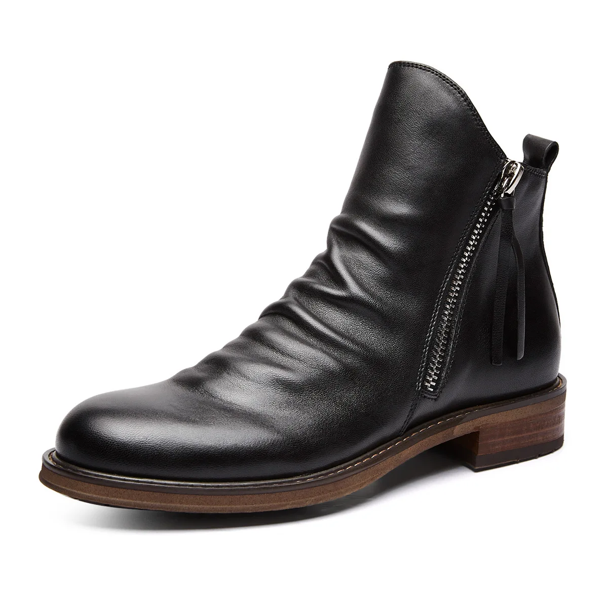 Bernardo™ Cavallino Leather Chelsea Boots