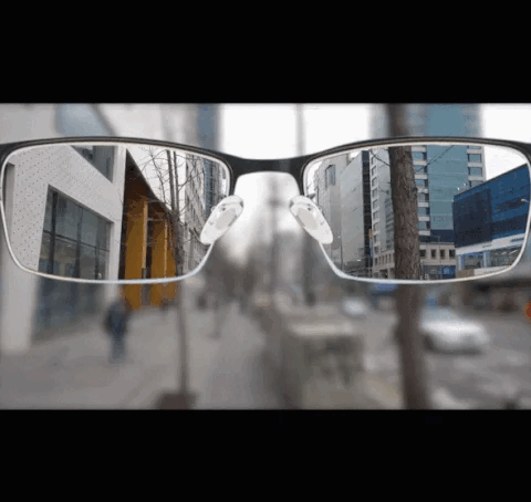 Sports Outdoor Aluminum Magnesium Ultra-light Color-changing Multi-focal Reading Glasses