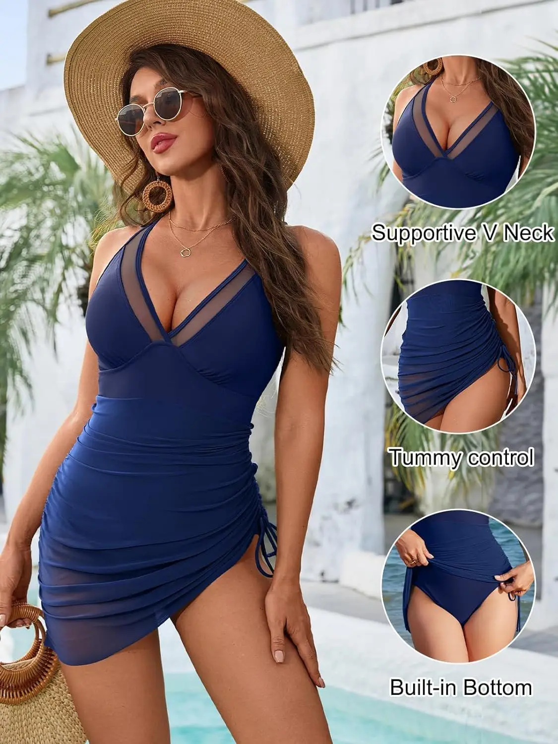 Shesways® Sundefense Retro Swimsuit