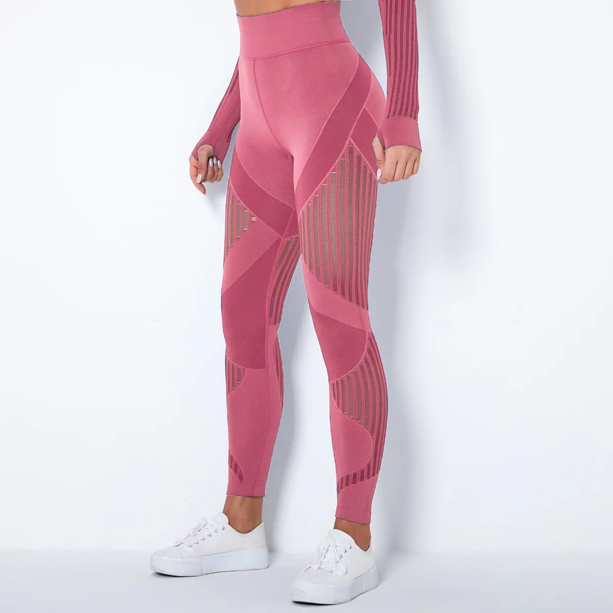 Mesh Seamless Leggings