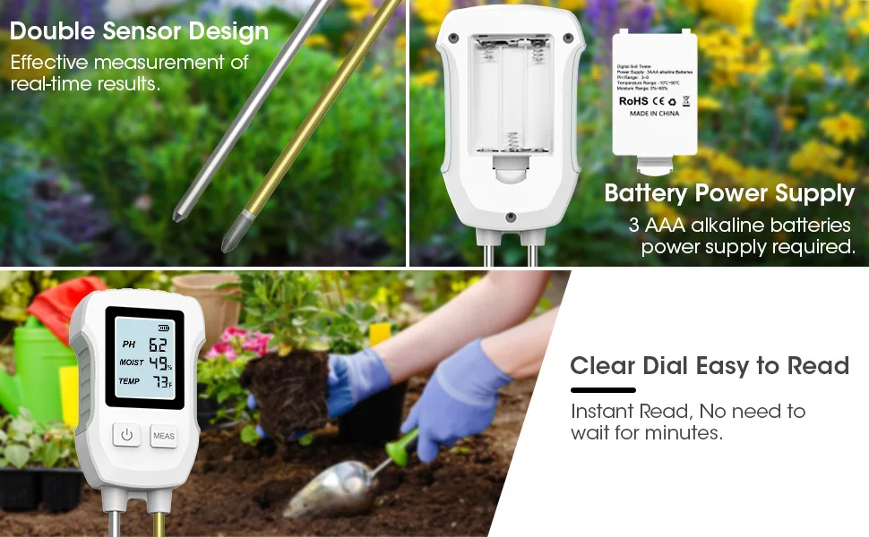 Precision Gardening Made Easy: Arretpal Soil Moisture Meter