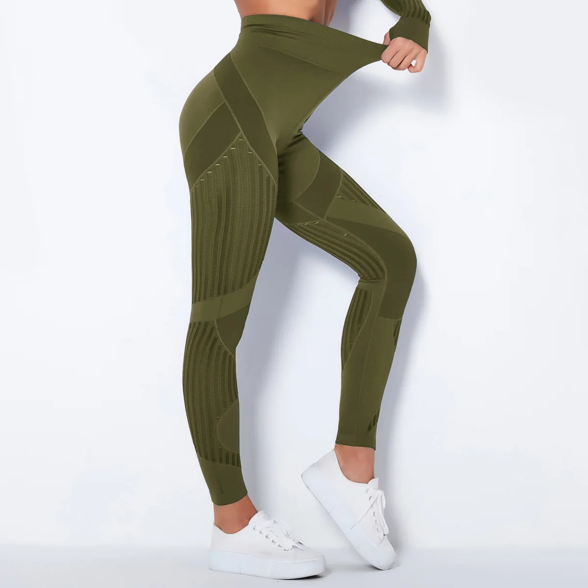 Mesh Seamless Leggings