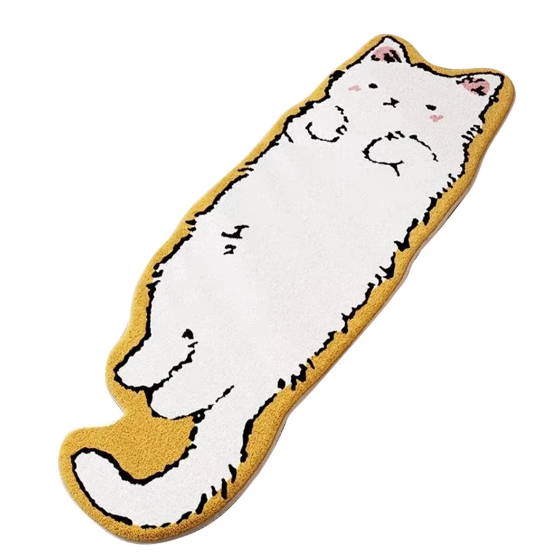 Soft Cartoon Cat Lover Tufted Rug