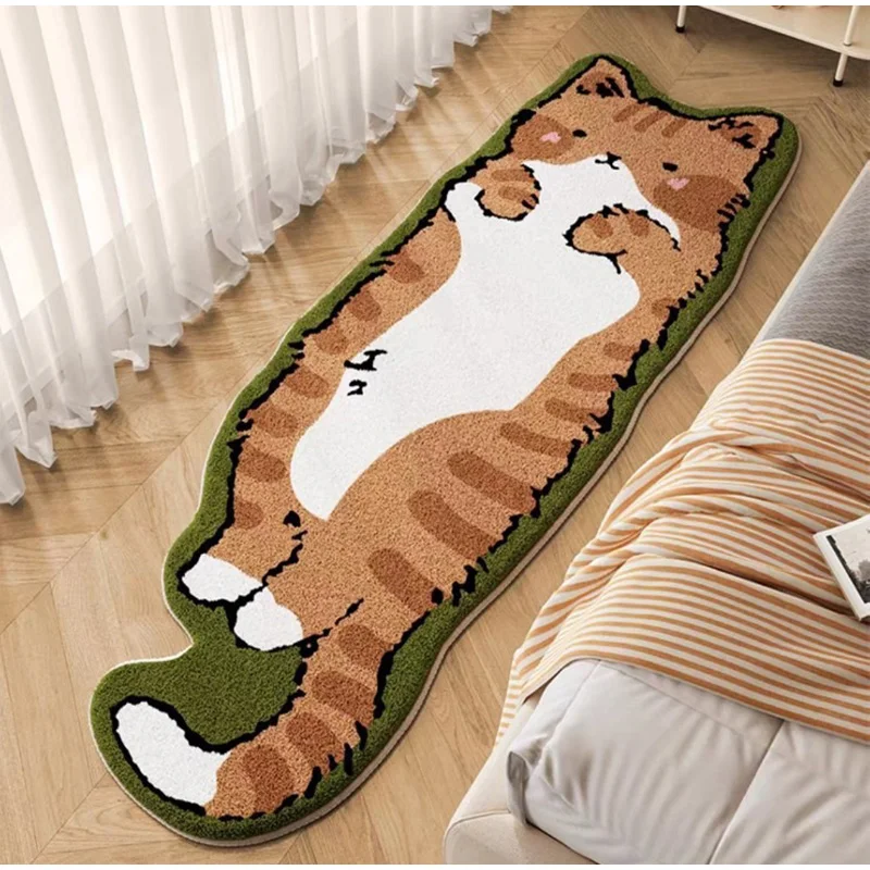 Soft Cartoon Cat Lover Tufted Rug