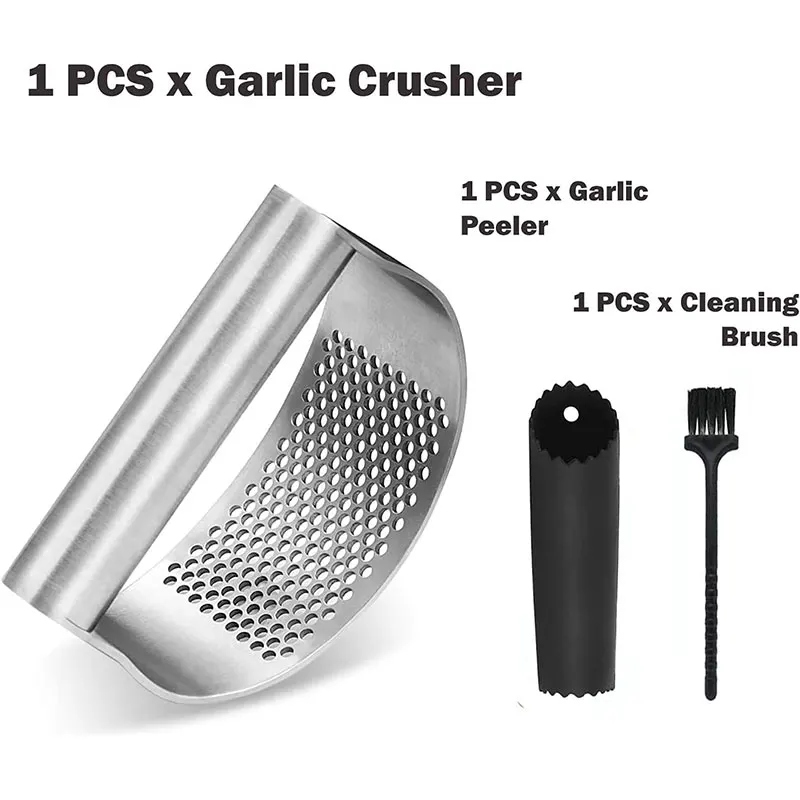 Stainless Steel Garlic Press Rocker