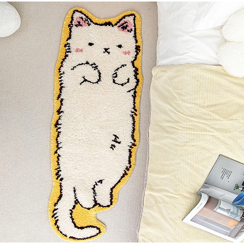 Soft Cartoon Cat Lover Tufted Rug