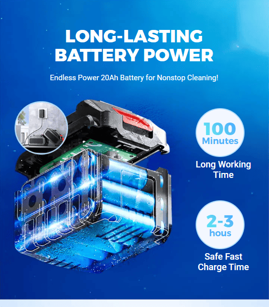 Cordless Portable High Pressure Spray Water Gun