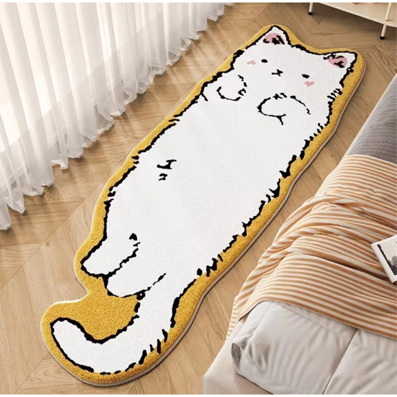 Soft Cartoon Cat Lover Tufted Rug