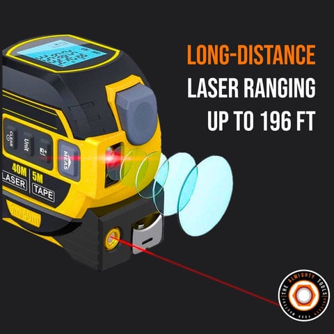The Almighty™ Ruler - Precise 3-in-1 Laser Measuring Tape Tool - Aflorest