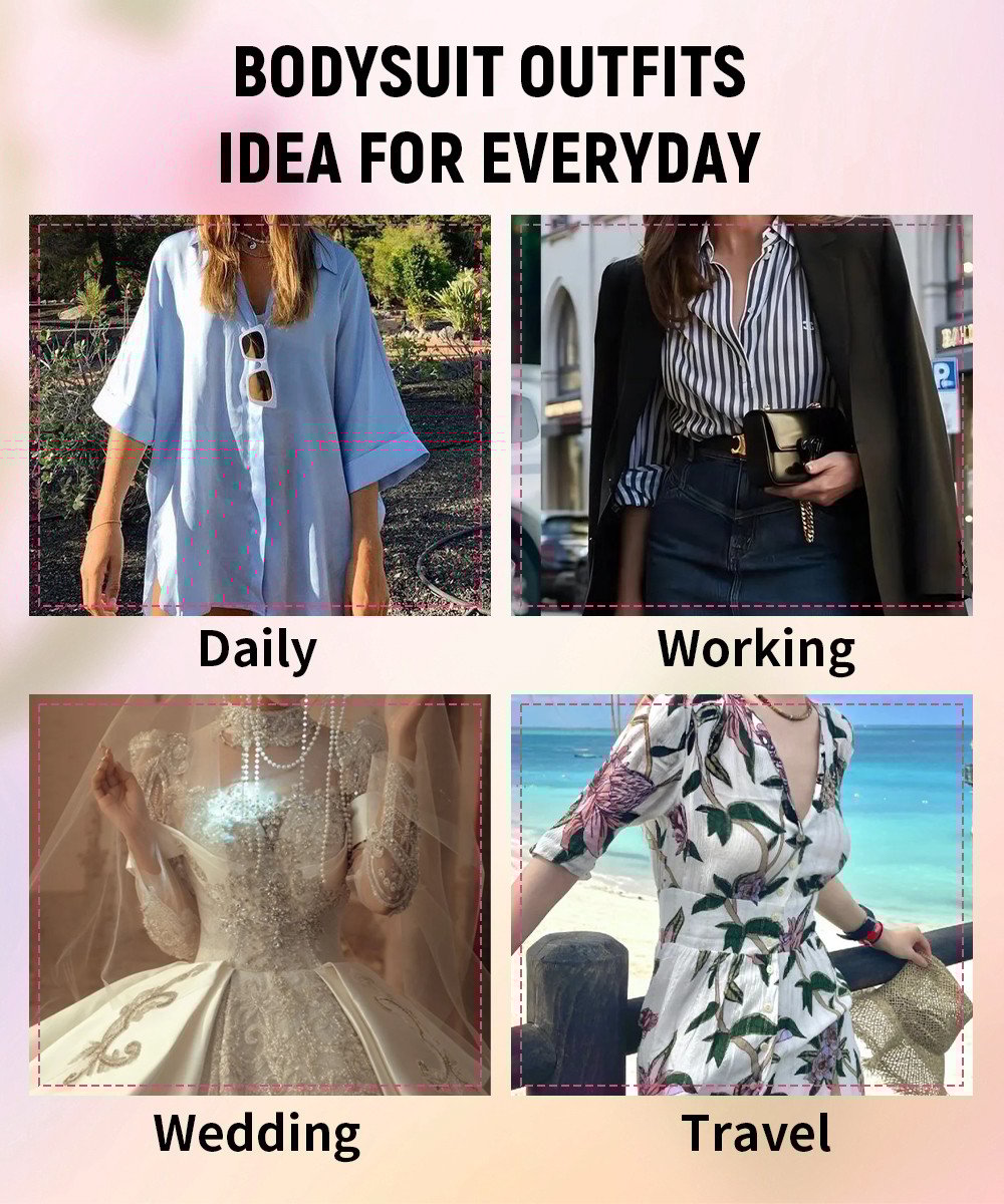 Back Lace-up Bodysuit Thong Seamless Shapewear