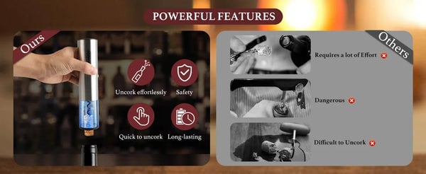 Electric Wine Opener Rechargeable Set - Kitchenvolt