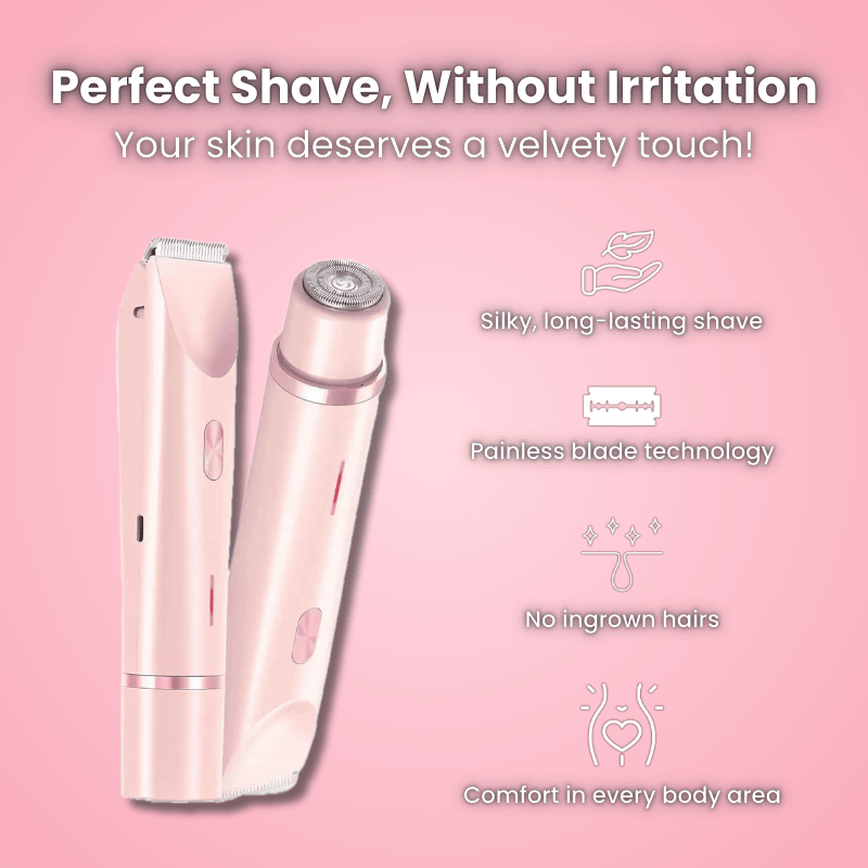 Silkypure | Painless 2-in-1 Electric Shaver