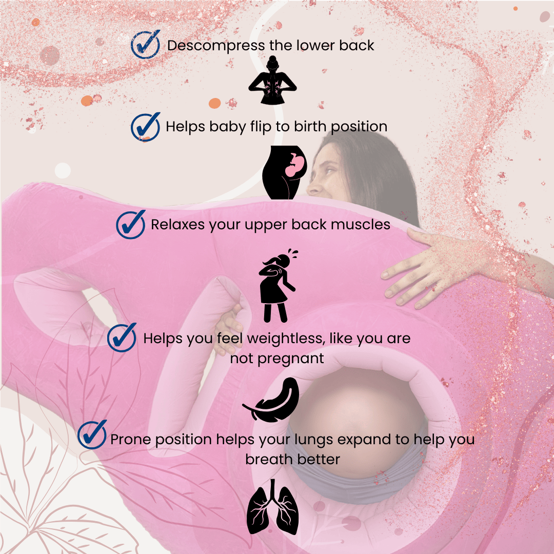 Inflatable For Pregnant Women With Relief Opening