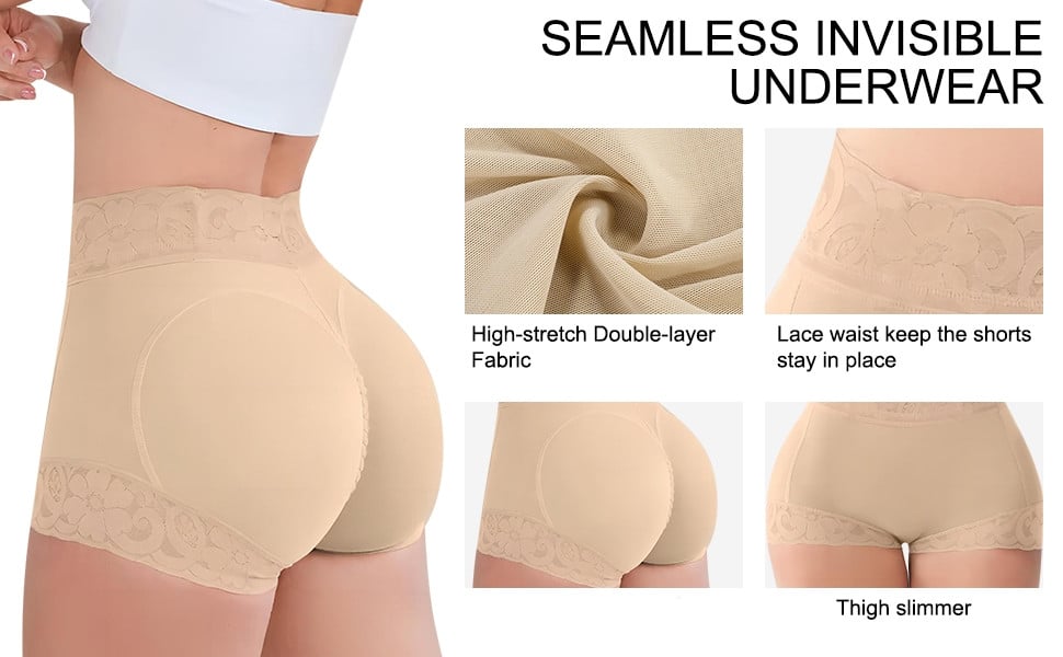 High Waist Seamless Butt Lifting Shorts