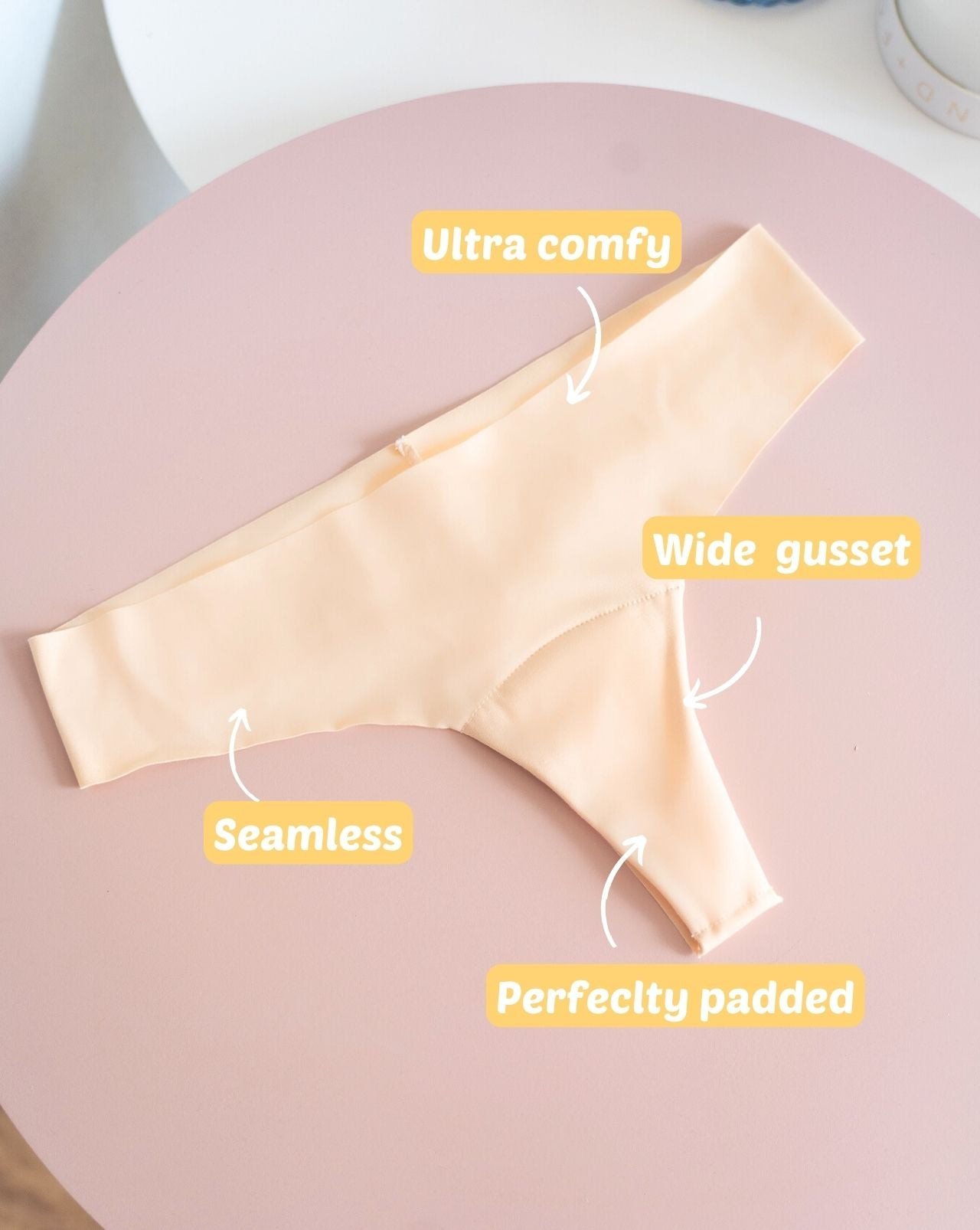 Front-wedgie Proof Thong - Regular Waist