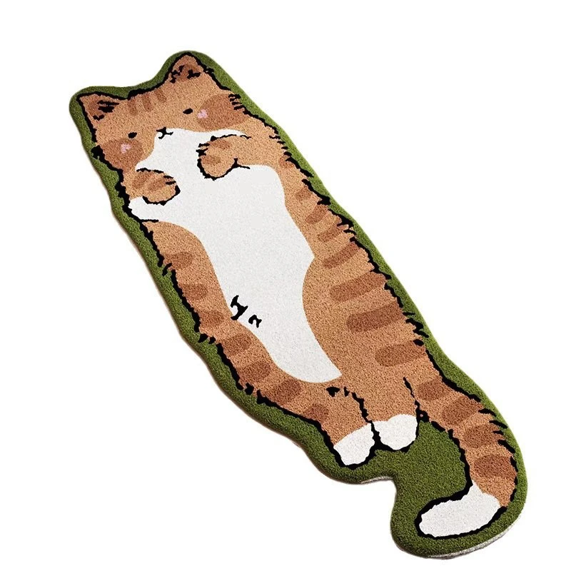 Soft Cartoon Cat Lover Tufted Rug
