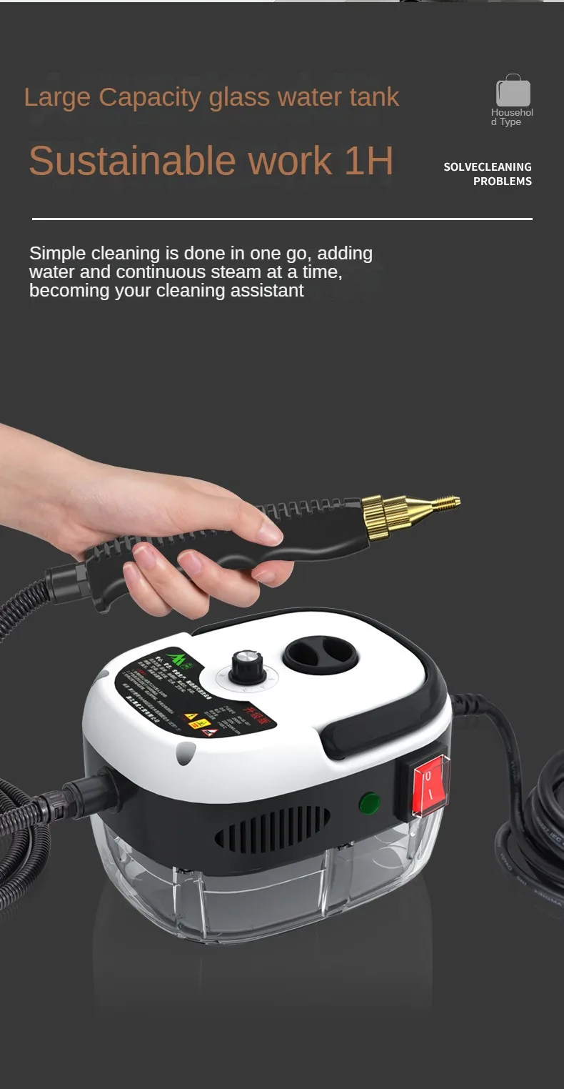 2500w Handheld High-temperature Pressurized Steam Cleaner