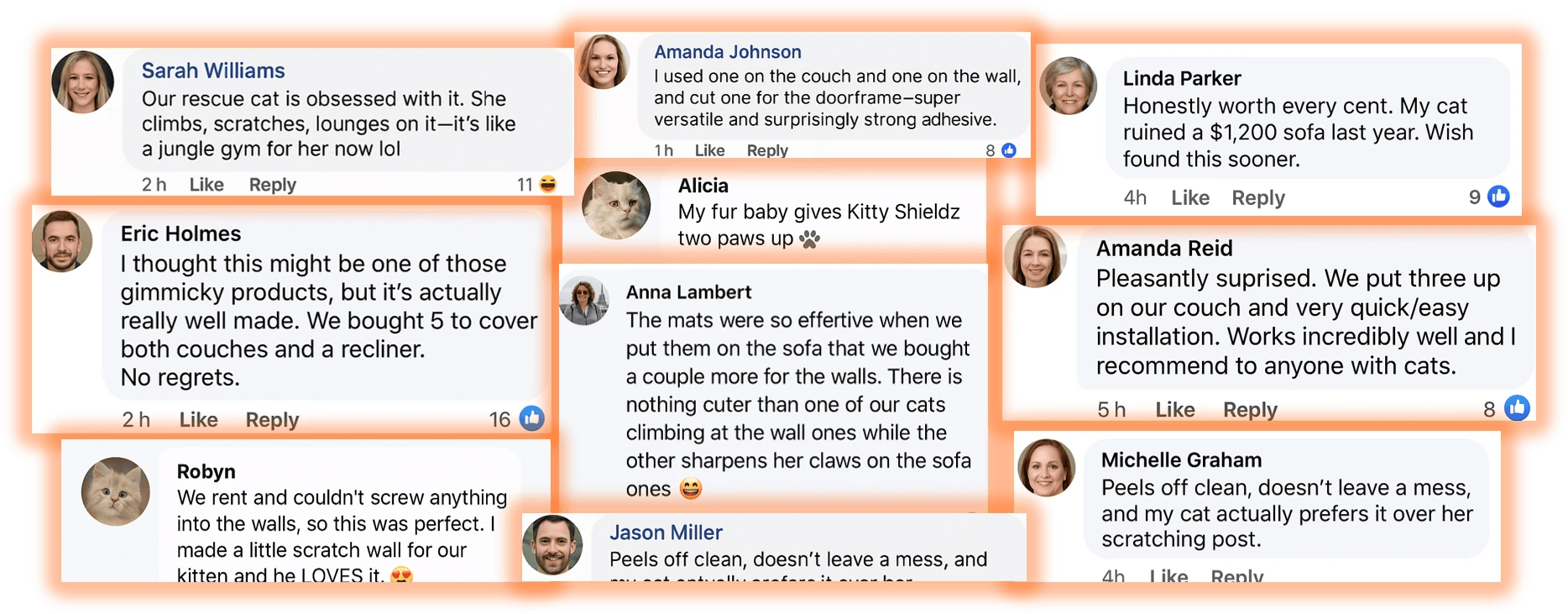 Kitty Shieldz™ Self-stick Cat Scratching Mat