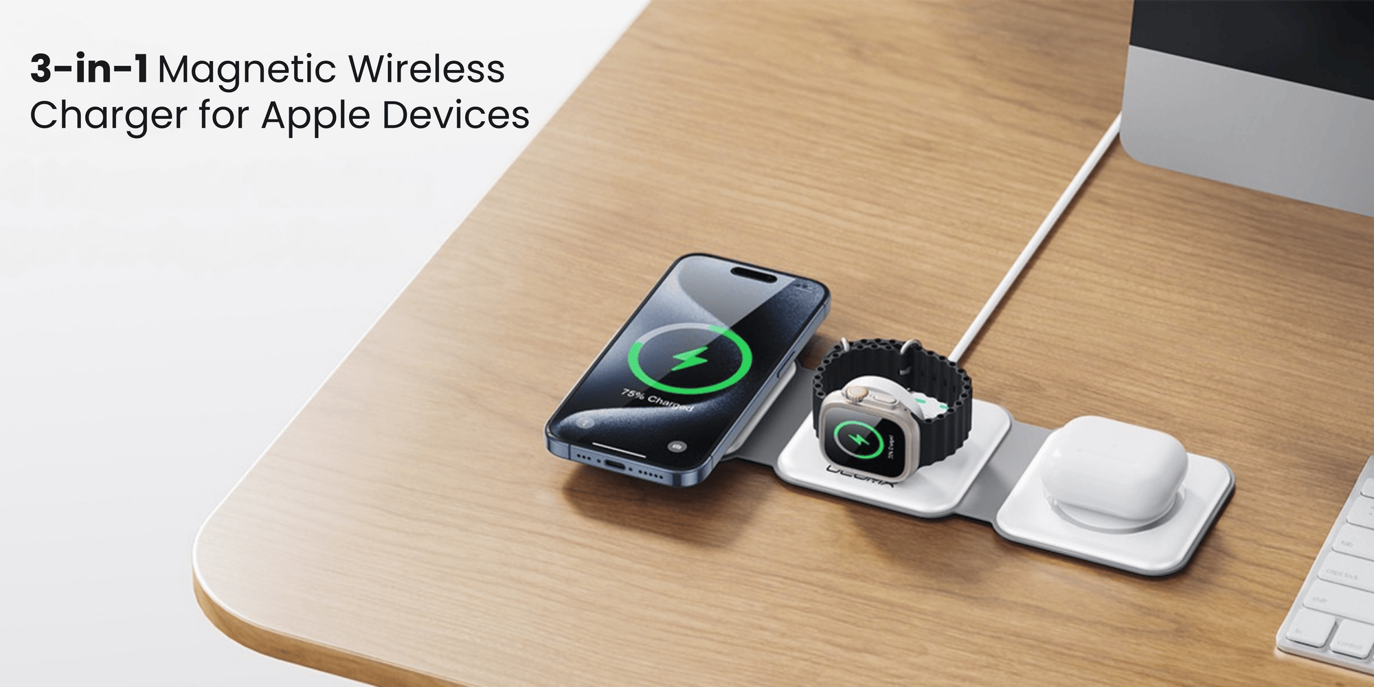 Voltmate™ 3-in-1 Wireless Charger - Elevonx