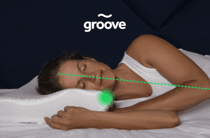 No.1 Pillow For Neck Pain | Groove®️ Pillow