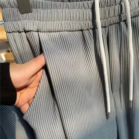 Men’s Loose Fashionable Long Sleeve 2-piece Set