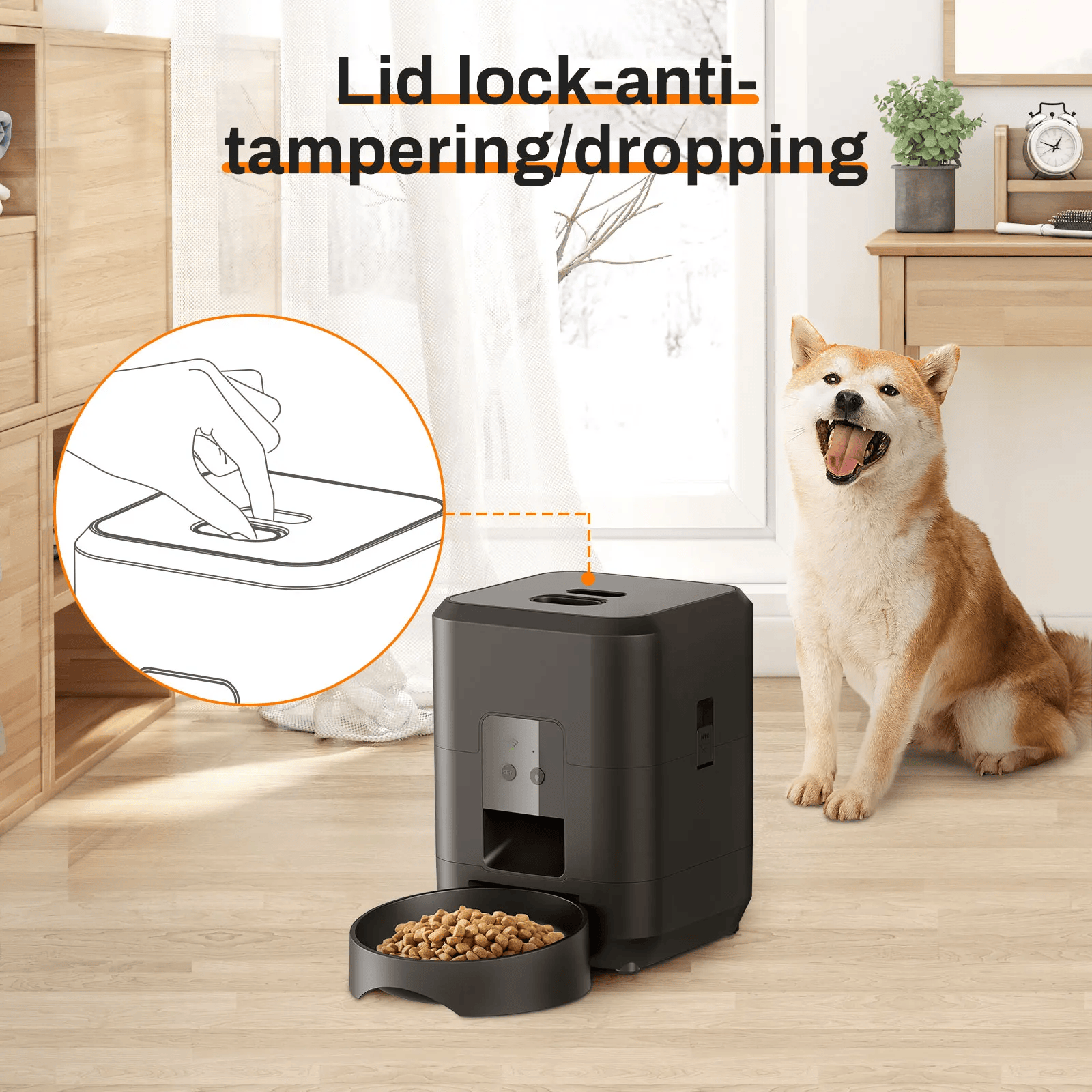 Smart Automatic Pet Feeder – Timed Food Dispenser With Lcd Display For Cats & Small Dogs