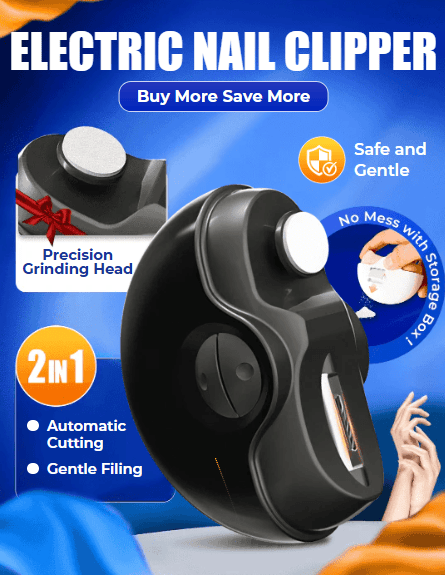2 In 1 Electric Polishing Automatic Nail Clippers