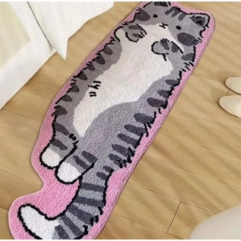 Soft Cartoon Cat Lover Tufted Rug
