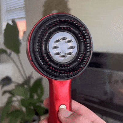 3-in-1 Scalp Massaging Red Light Therapy Brush