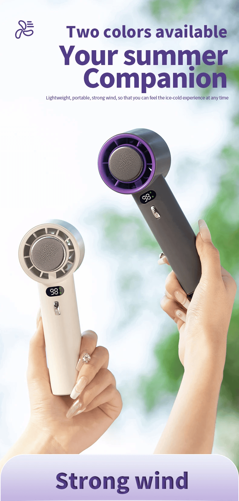 Adjustable Handheld Fan
