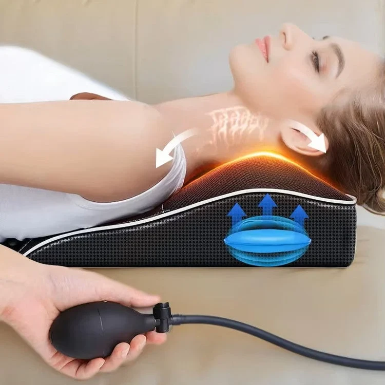 Relaxazone Electric Neck & Back Massager – Heated Vibrating