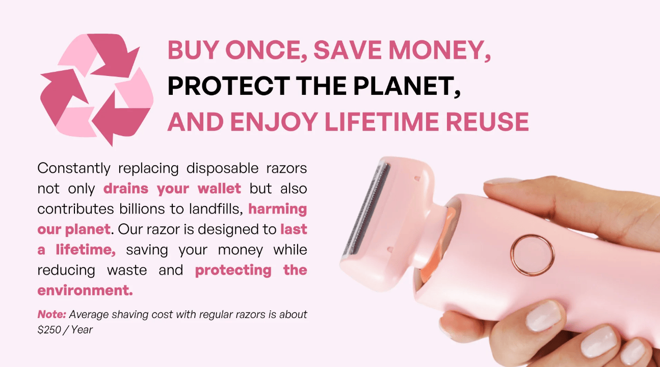 Glowira™ 2-in-1 Electric Shaver