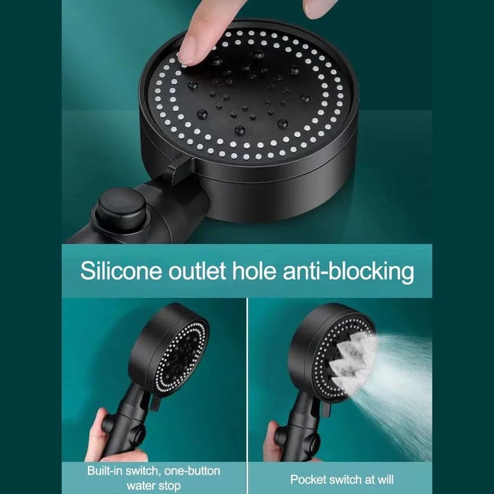 High-pressure Shower Head – 5-mode Adjustable Spa Experience