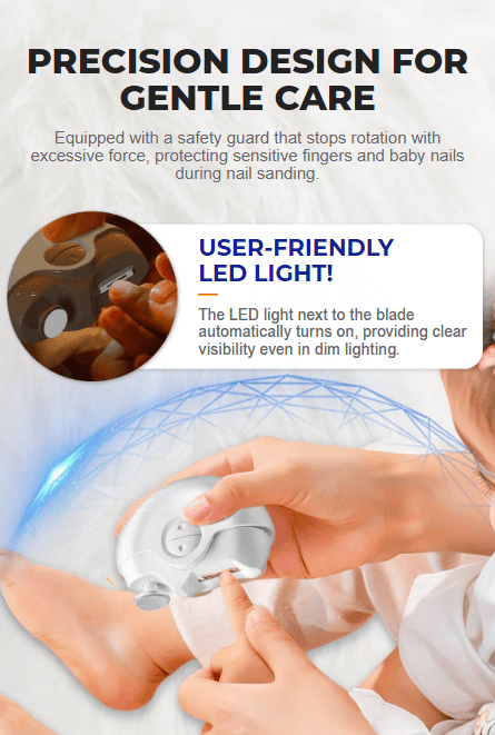 2 In 1 Electric Polishing Automatic Nail Clippers